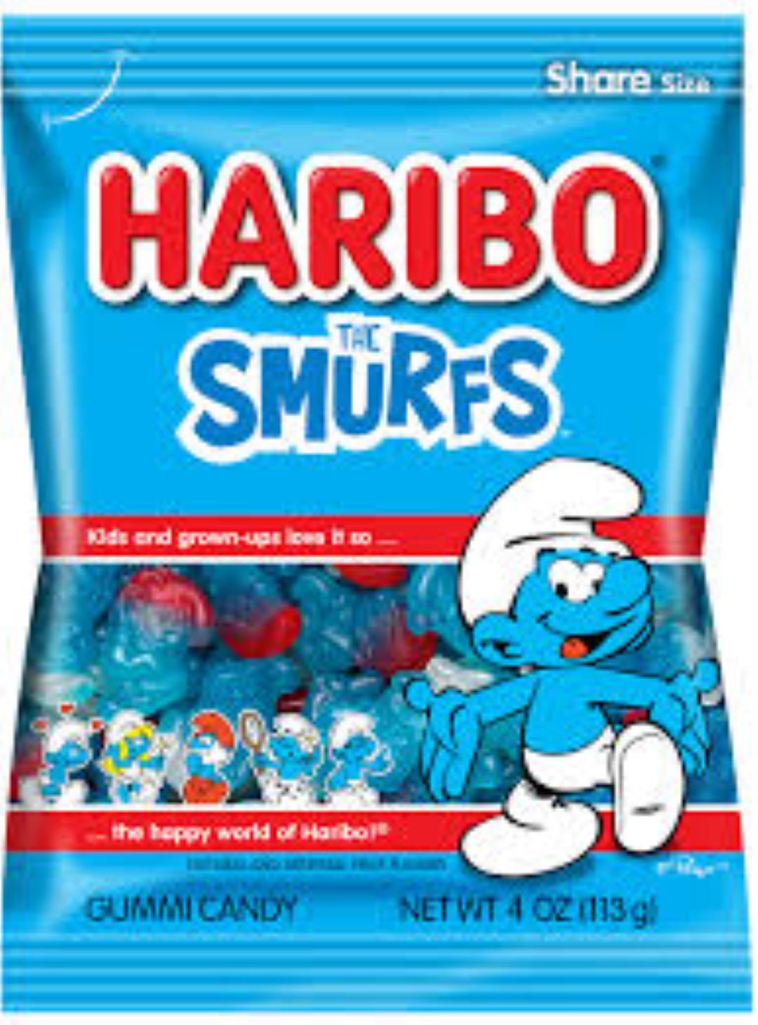 HARIBO THE SMURFS 140G